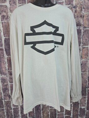 Harley-Davidson Texas Long Sleeve T-Shirt 3XL White Graphic